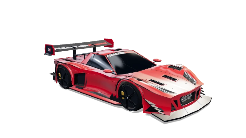 ReactionRacing - Blue — ¾ front