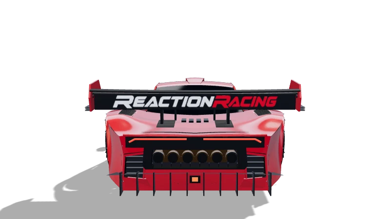 ReactionRacing - Blue — Back