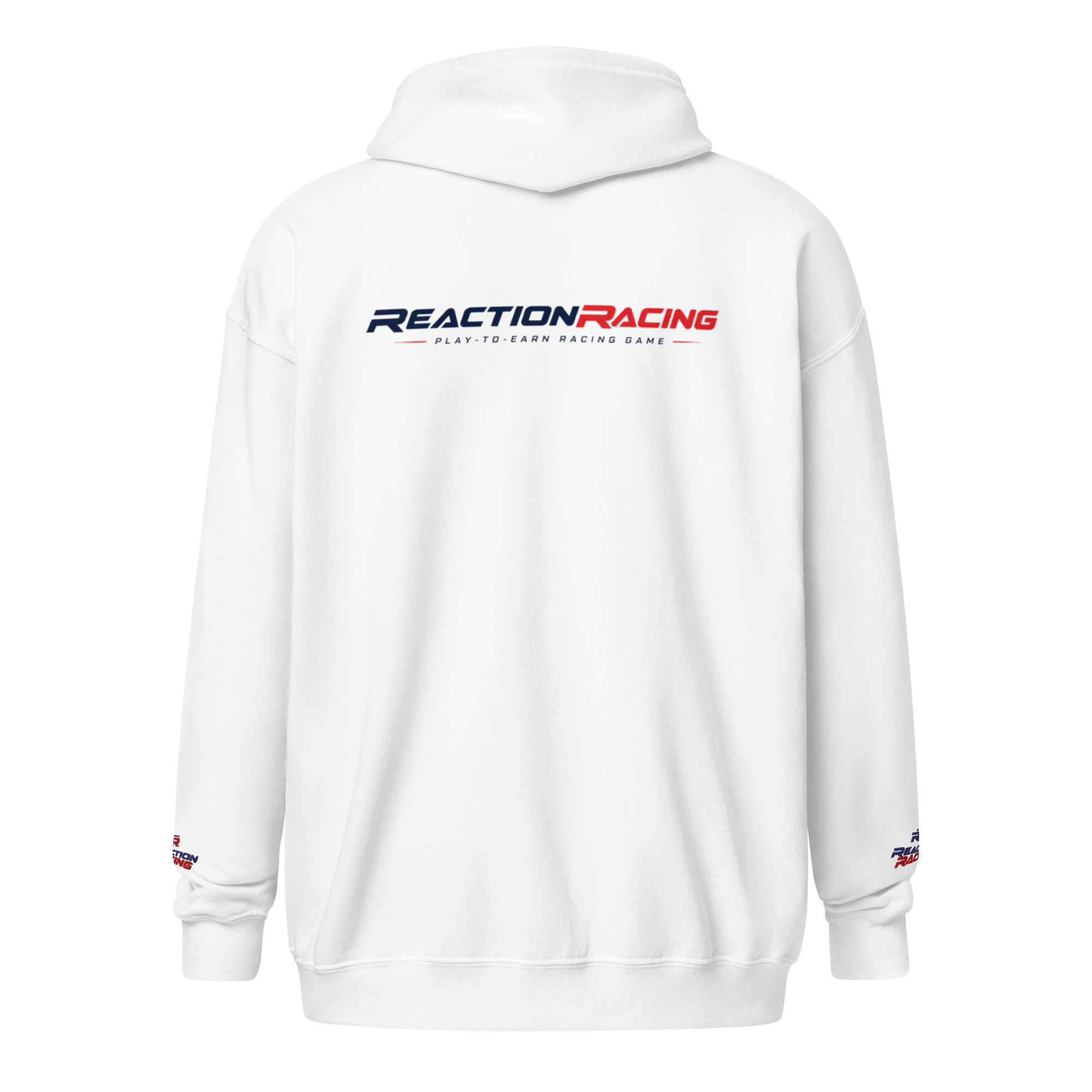 Reaction Racing Hoodie - Premium Blend White