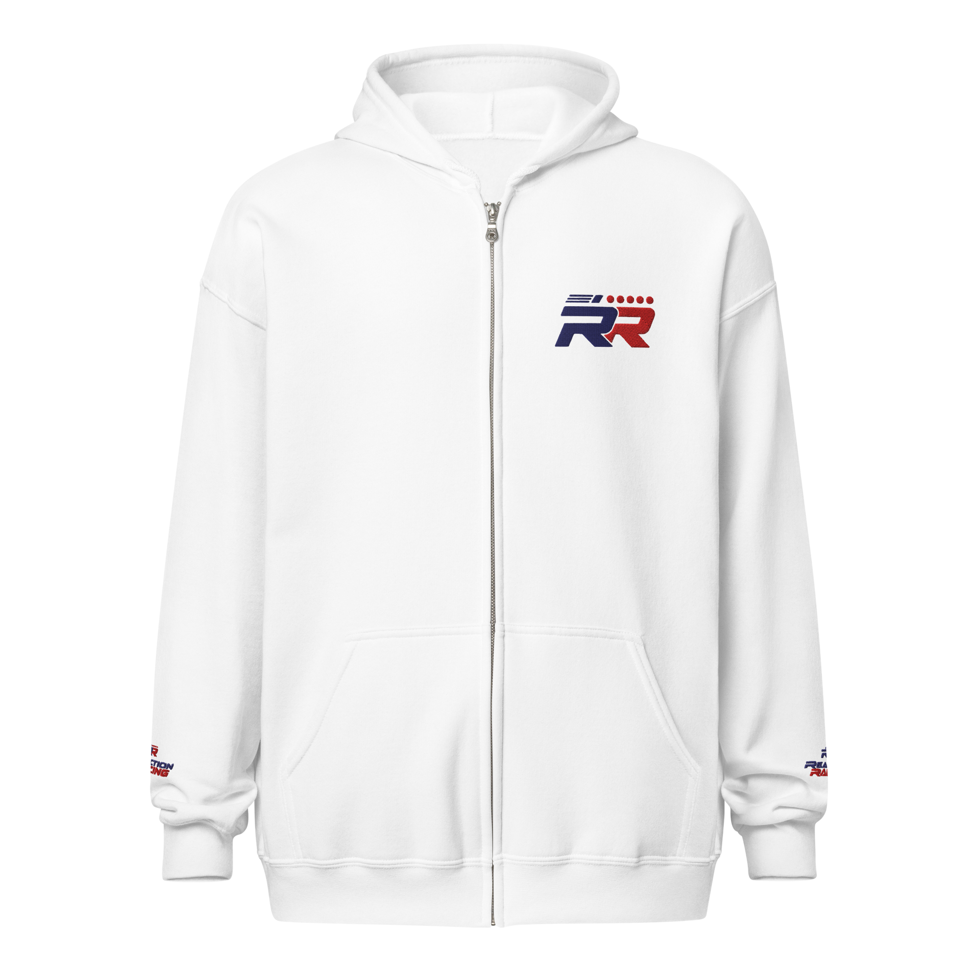 Reaction Racing Hoodie - Premium Blend White