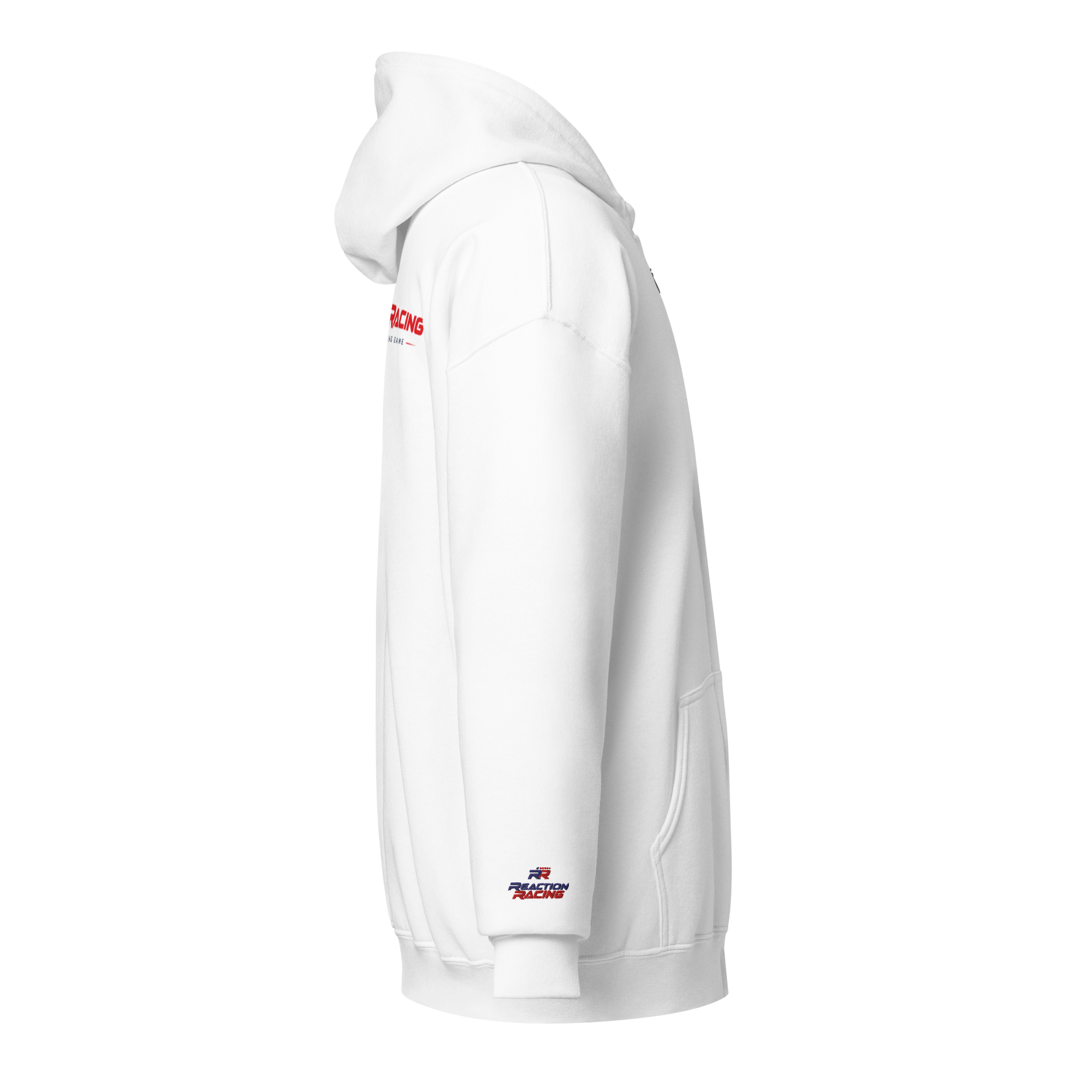Reaction Racing Hoodie - Premium Blend White